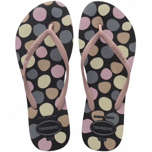 Foto Produk Havaianas Slim Retro Fc 7809-Black/Crocus Rose - Sandal Wanita - Hitam, 35-36 dari Havaianas Official Shop
