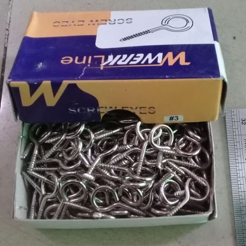 Jual Sekrup Gantungan Pigura Murah/no: 3 /Mur Ring Ulir ...