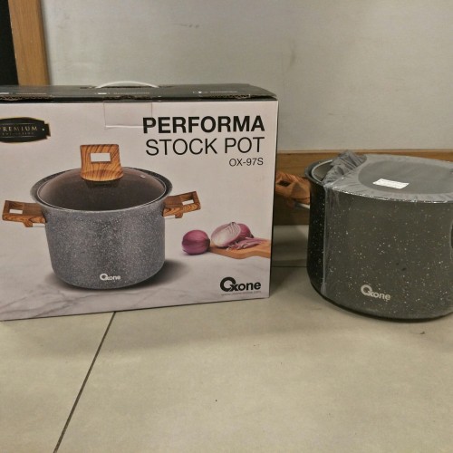 Foto Produk Oxone Performa Stock Pot Black Marble OX-97-S dari SEMBAKO EL Barraq