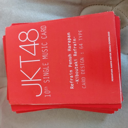 Foto Produk Music Card JKT48 Edisi 10 dan 11 Segel dari VinyOshi Store
