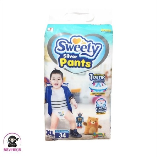 Foto Produk SWEETY Fit Pantz Pants Popok XL34 / XL 34 ( khusus GoSend / GoJek ) dari BAYININJA