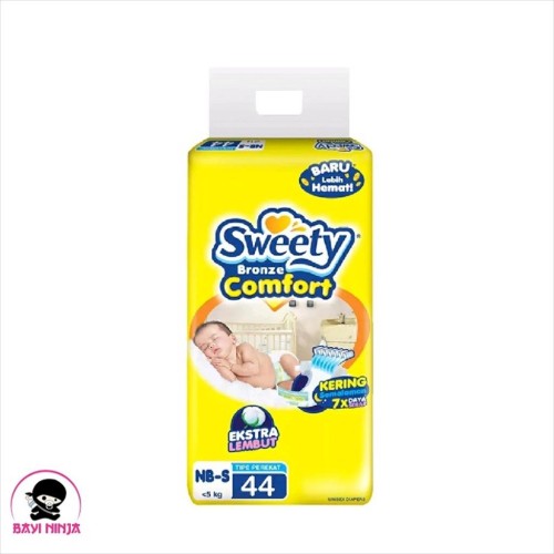 Foto Produk SWEETY Bronze Comfort Popok Perekat NB S44 / NB S 44 dari BAYININJA