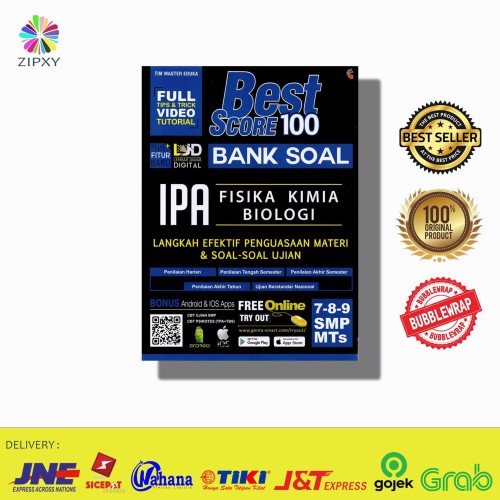 Jual Buku Best Score 100 Bank Soal Ipa Latihan Soal Smp Kelas 7 8 9 Kota Tangerang Zipxy Up Tokopedia