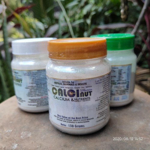 Foto Produk calcinut kalsium dan vitamin gecko dan reptil 150gr - 130 Gram dari REPTILX