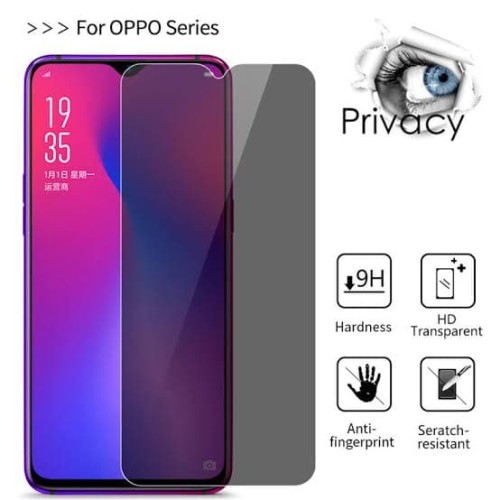 Foto Produk ANTI GORES TEMPERED GLASS ANTI SPY PRIVACY OPPO A91 dari Platinum mobile phone