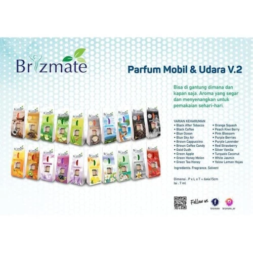 Jual Brizmate Wooden Cap Parfum Pengharum Mobil Ruangan Wangi Tahan Lama Jakarta Selatan Menebar Kasih Tokopedia