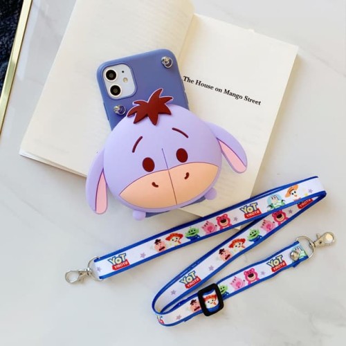 Foto Produk Case SAMSUNG A51 Casing Cute + Dompet Multi Fungsi - Purple Donkey dari MOLIPOLI_CASE