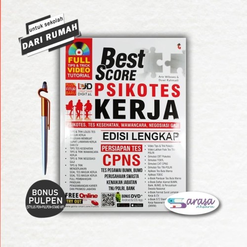 Jual BUKU TES PSIKOTES : BEST SCORE PSIKOTES KERJA ...