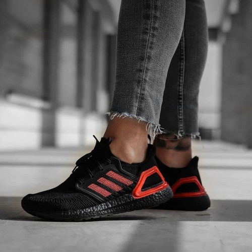 ultraboost red black