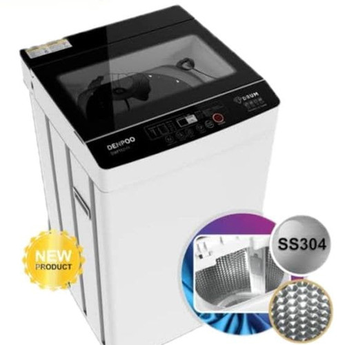 Jual Mesin Cuci Denpoo Full Auto DWF-112 HY 7 KG Stainless Steel Inner