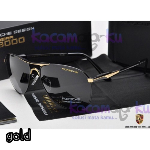 Foto Produk Kacamata Sunglasses Porsche Design 8722 P8722 Polarized (Paket Hemat) dari Kacamata-KU
