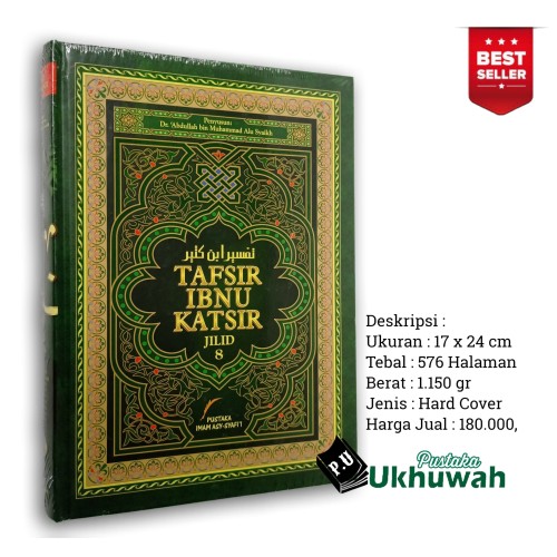 Foto Produk Tafsir Ibnu Katsir Jilid 8 dari TB. Ukhuwah