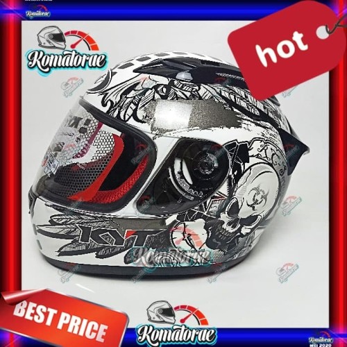 Jual Helm Kyt Rc7 Rc 7 13 White Black Gun Metal Full Face M Jakarta Utara Komatorae Tokopedia