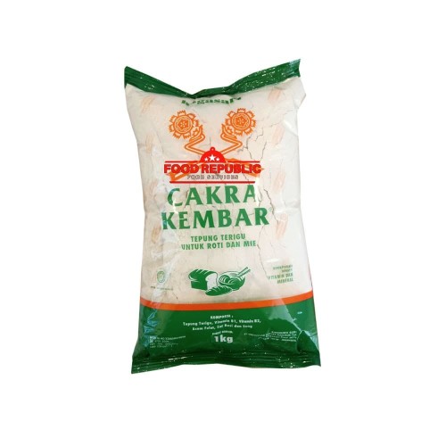 Jual TEPUNG TERIGU CAKRA KEMBAR 1 KG - BOGASARI ROTI MIE ...