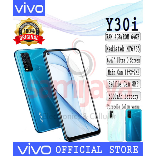 Jual Handphone Vivo Y30i Ram 4gb Internal 64gb Bergsransi Biru Kab Ponorogo Samijaya Ponorogo Tokopedia
