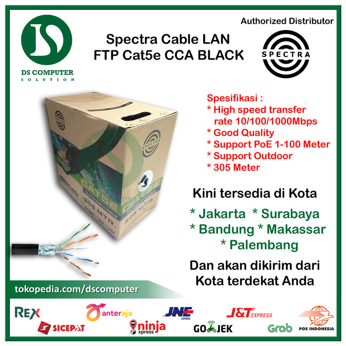 Foto Produk Kabel Spectra FTP Cat5e 305Meter dari DSComputer