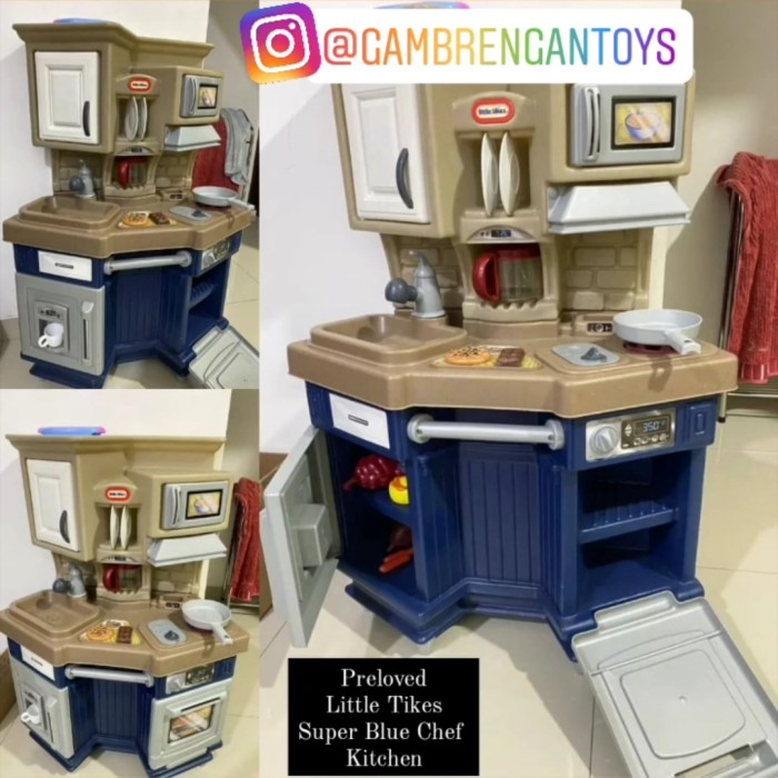 little tikes blue kitchen