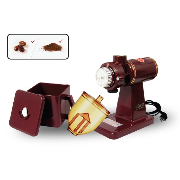 Mesin Giling Biji Kopi Listrik Kova N600 Electric Coffee Grinder Maker