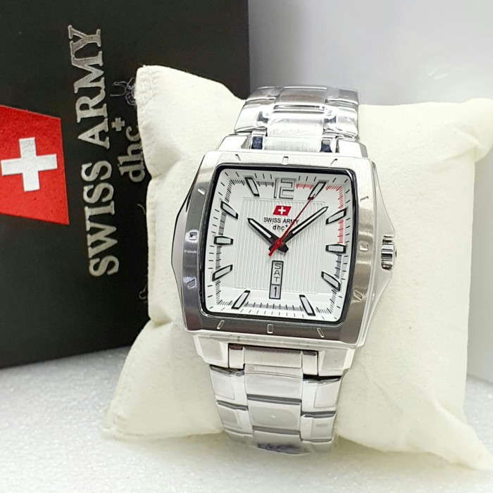 Foto Produk JAM TANGAN PRIA SWISS ARMY SA0608 STAINLESS ORIGINAL - Silver dari JTM WATCH