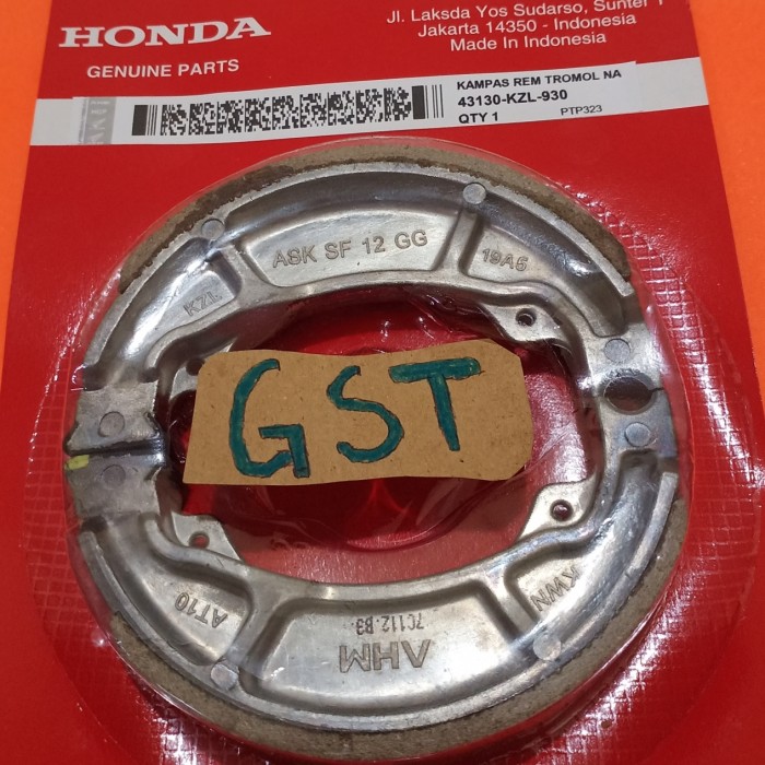 Foto Produk kampas rem belakang motor beat vario scoppy vario 150 dari grosir part termurah