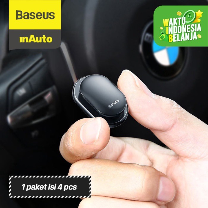 Foto Produk BASEUS VEHICLE HOOK GANTUNGAN MOBIL CAR HANGER HOLDER - Hitam dari Baseus Auto Life