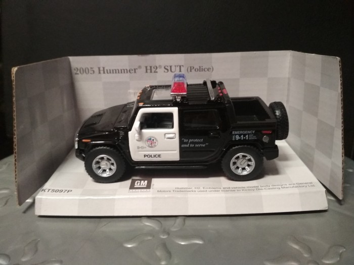Foto Produk Diecast Kinsmart 2005 Hummer H2 SUT - Police dari YDIECKINS