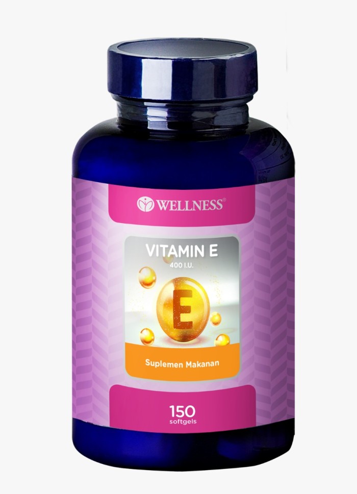 Jual Wellness Natural Vitamin E400 I.U 150 Softgel Jakarta Barat