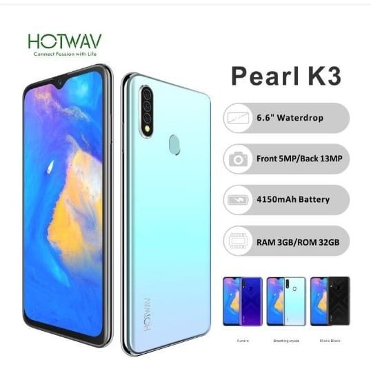 Foto Produk HOTWAV Pearl K3 3GB+32GB | Smartphone Layar FHD 6.6" Fast Charging - Breath Crystal dari LimaStar