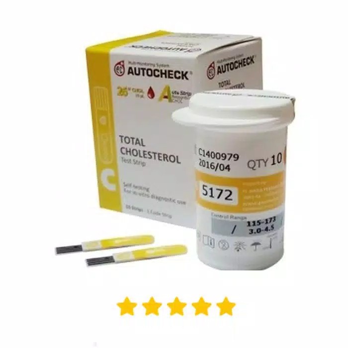 Foto Produk Autocheck Cholestrol Strip 10's dari Sehat Medicare