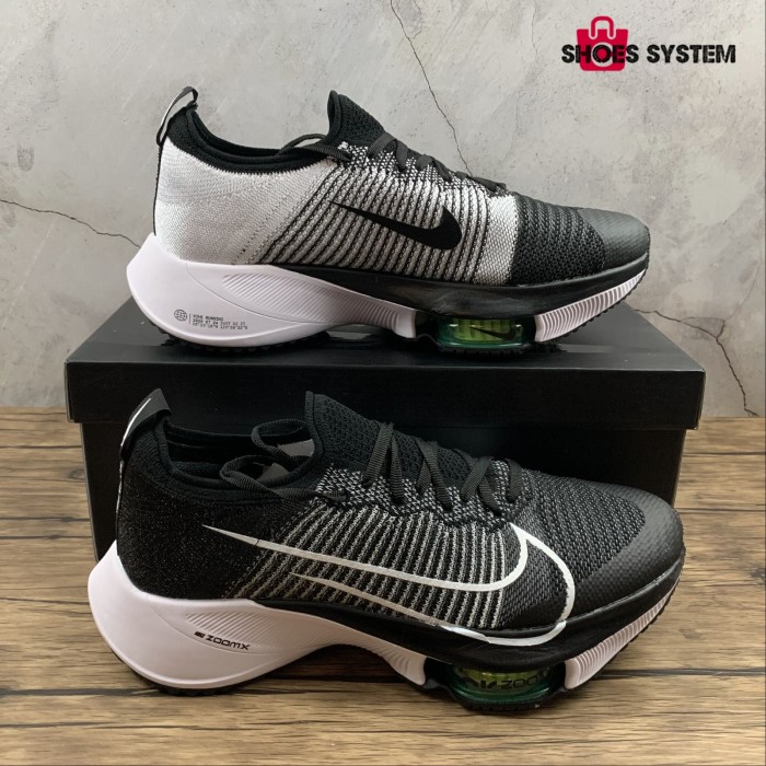 Jual Nike Air Zoom Tempo Next% Flyknit 'Black White Volt' - Jakarta Selatan - SHOES SYSTEM 
