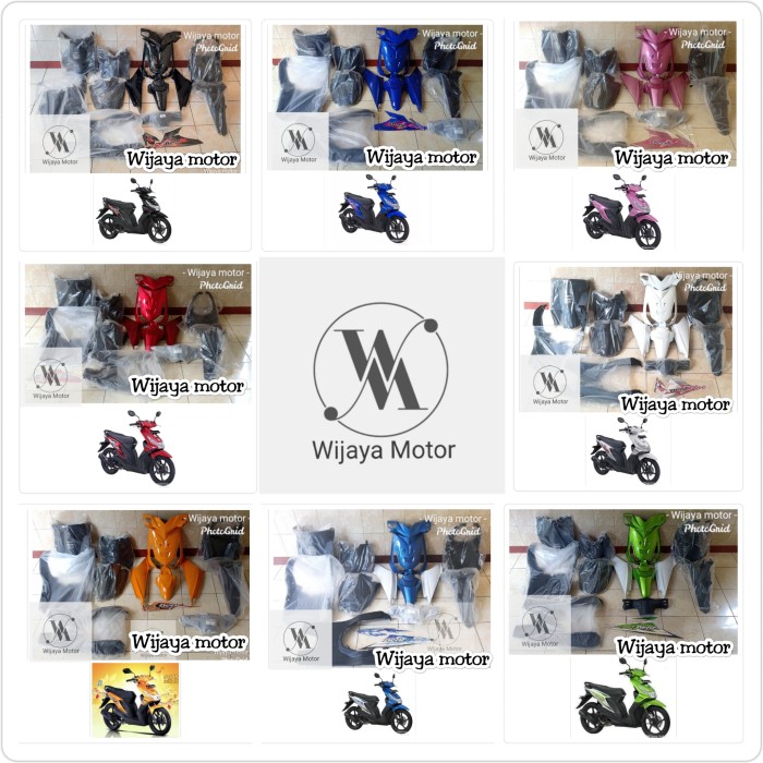 Foto Produk cover body bodi halus dan bodi kasar full set Honda beat karbu dari Wijaya~Motor