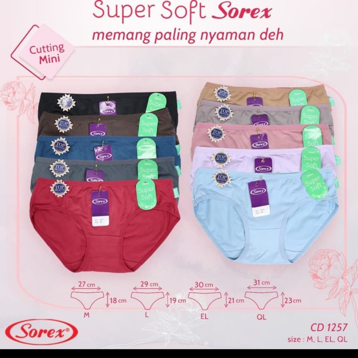 Foto Produk Celana Dalam Wanita Sorex 1257 Original | Harga termurah | Daleman - M dari Prema Store Bandung