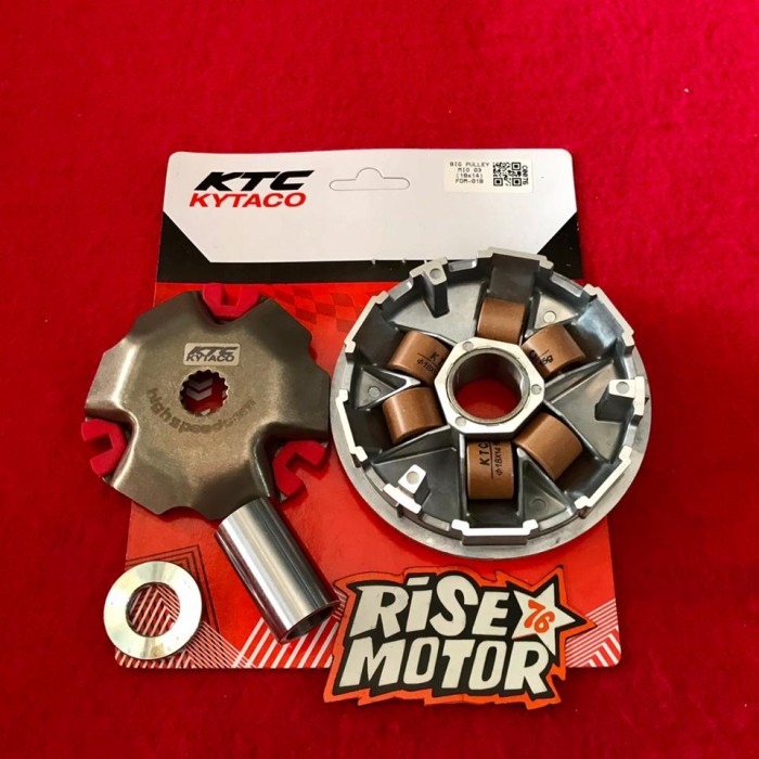 Foto Produk Pulley KTC Mio isi roller Vario (Big Pulley) dari risemotor