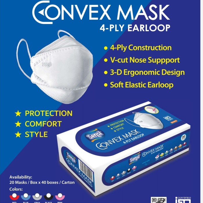 Foto Produk masker sensi convex 4ply - Hijau dari Afiya Kencana Sukses