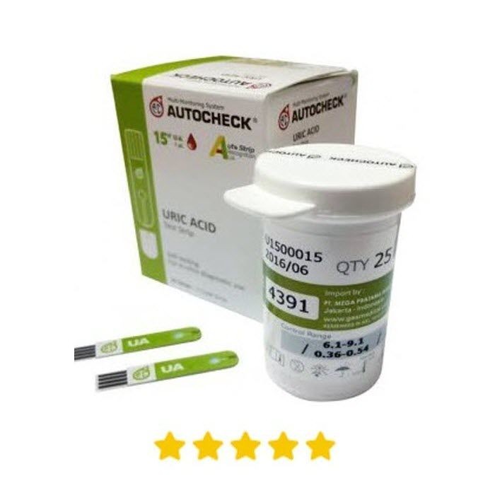 Foto Produk Autocheck Strip Asam Urat dari Rumah Cantik Bugar