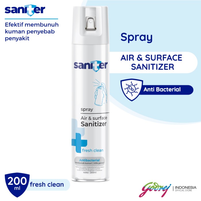 Foto Produk SANITER Air Sanitizer Aerosol 200ml dari Godrej Indonesia Store
