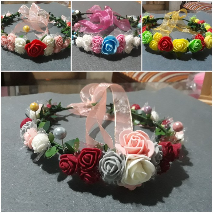 Foto Produk FLOWER CROWN/MAHKOTA BUNGA AMIRA dari Fitri Acessories