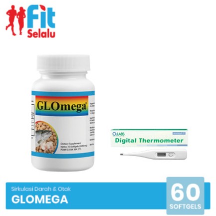 Foto Produk Glomega Lifepharm, suplemen Jantung, Otak, Mata sehat 60 Softgel dari Fit Selalu