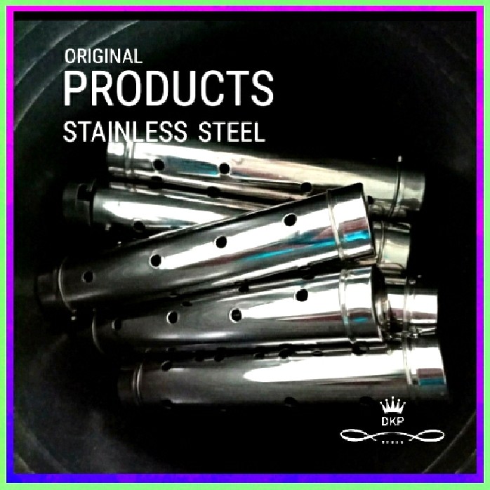 Foto Produk 12 Pcs Cetakan Lontong Stainless stell 15 Cm X 4 Cm_Bisa COD dari Pallopo