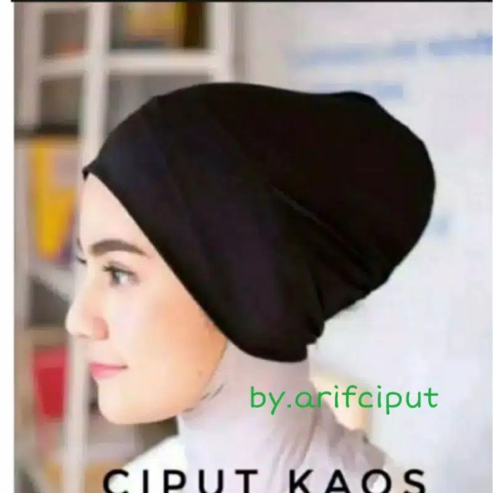 Foto Produk Ciput kaos Arab polos / inner kaos rayon - Hitam dari komputer 72