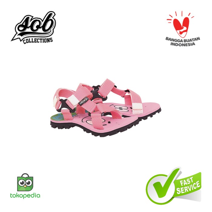 Foto Produk Sandal Sendal Sepatu CJr Casual Adventure Anak Perempuan Pink Original - 26 dari SOB Collection