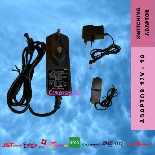 Foto Produk Switching Adaptor - Switching Power Supply Plastik 12V 1A dari Cemerlang 38