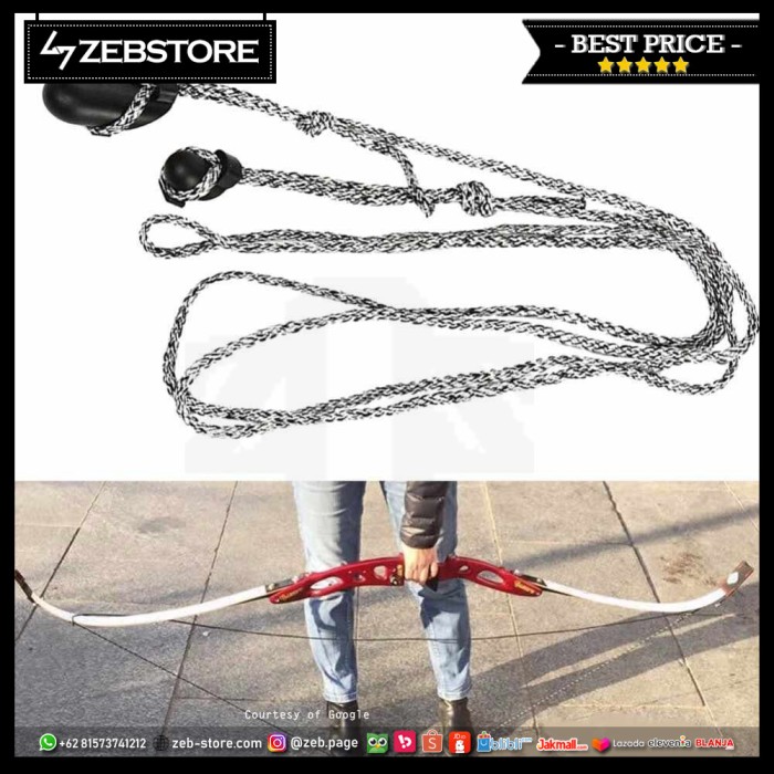 Foto Produk Bow Stringer Install Pasang String Tali Busur Recurve Bow S1 dari Zeb Hobbies Store
