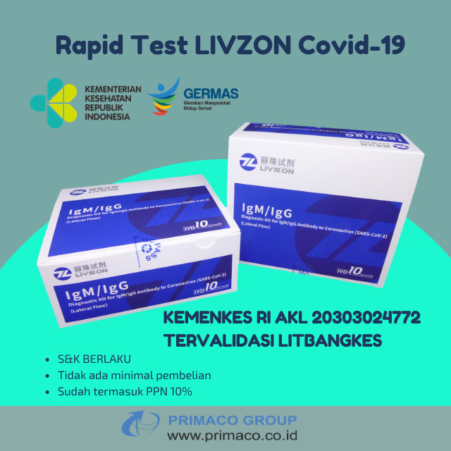 Foto Produk Livzon Rapid Test dari Primaco Group
