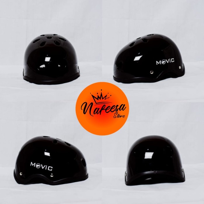 Foto Produk Helm Sepeda Hitam | Helm Sepeda Hitam (PROMO!!) dari NafeesaStoreJKT