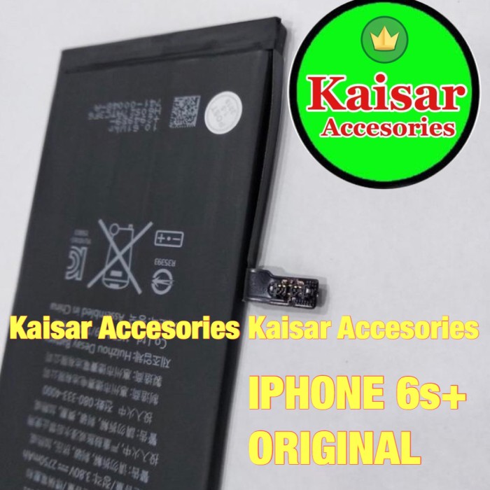 Foto Produk BATERAI IPHONE 6s+ 6sPLUS ORIGINAL BATTERY BATRE IPHONE 6s+ ORIGINAL dari Kaisar Accesories