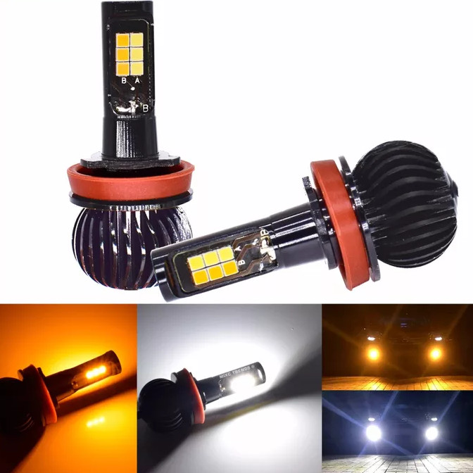 Jual LED H11 H8 BOHLAM FOG LAMP FOGLAMP DUAL MODE 30W CREE PUTIH KUNING ...