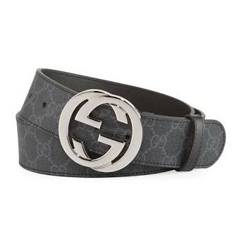 gucci belt supreme black