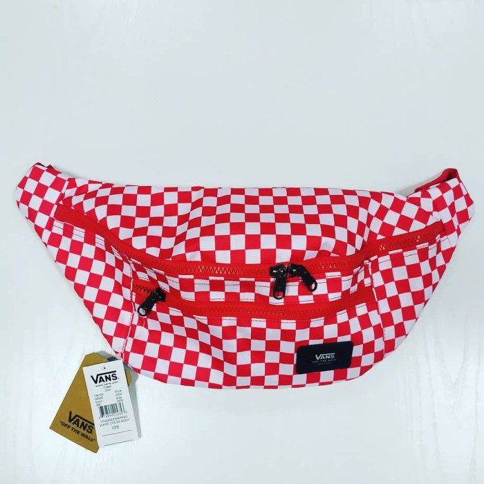 vans ward checkerboard red