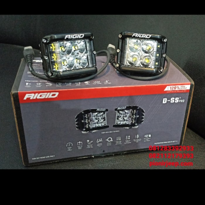 Foto Produk Lampu Tembak LED DSS / Rigid D-Side Shooter Spot Original USA dari PIONIR JEEP